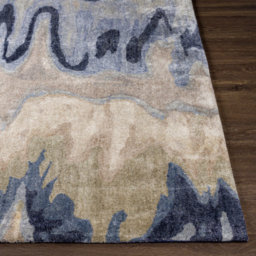 media image for Gemini Viscose Beige Rug Front Image 220