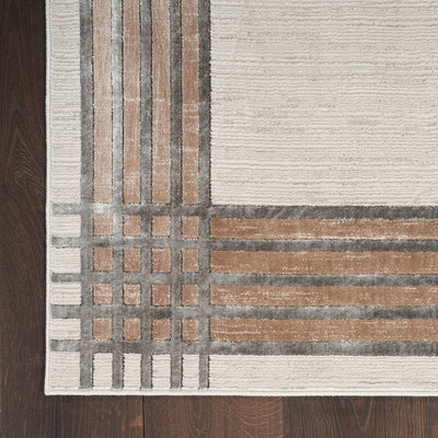 product image for Nourison Home Desire Ivory Silver Modern Rug By Nourison Nsn 099446128270 5 95