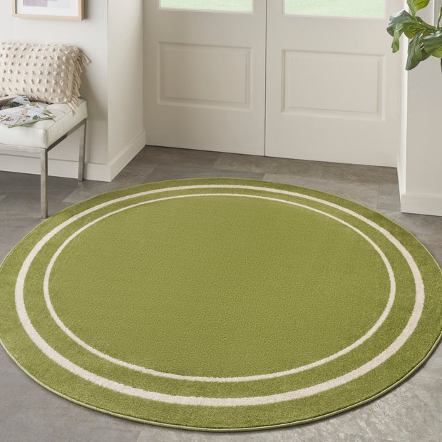 Nourison Home Nourison Essentials Green Ivory Contemporary Rug By Nourison Nsn 099446137975 17