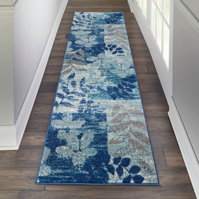 media image for tranquil navy light blue rug by nourison 99446483584 redo 5 247