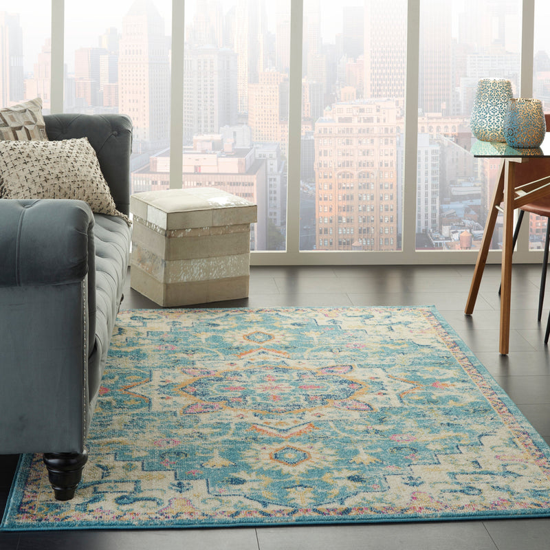 media image for passion ivory light blue rug by nourison 99446747839 redo 7 253