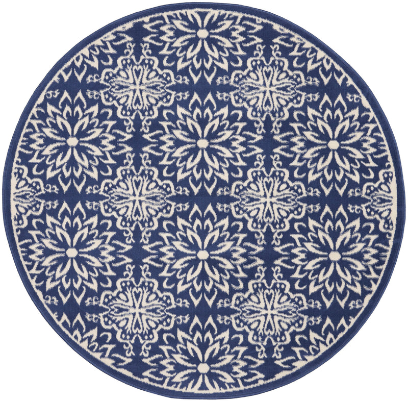 media image for jubilant navy ivory rug by nourison 99446777263 redo 2 213