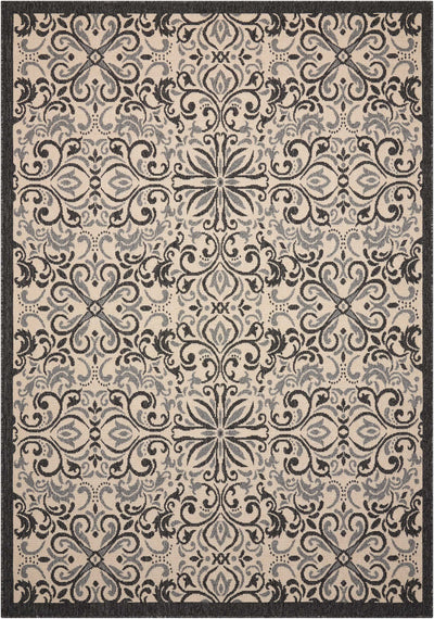 product image for caribbean ivory charcoal rug by nourison nsn 099446374943 2 42