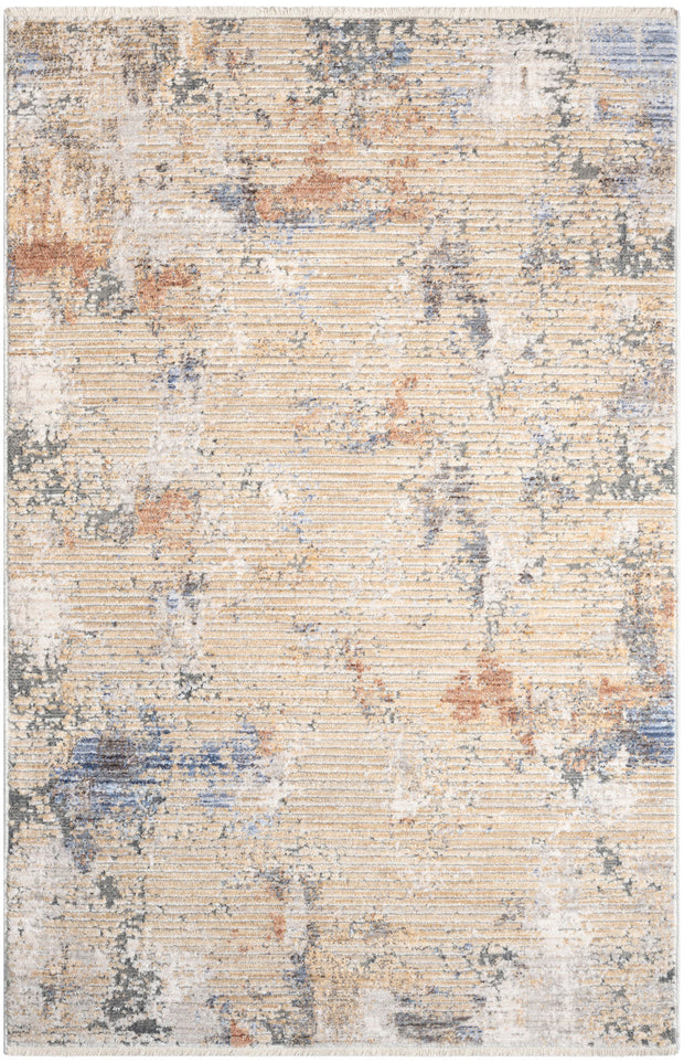 Nourison Home Abstract Hues Beige Grey Modern Rug By Nourison Nsn 099446904539 1