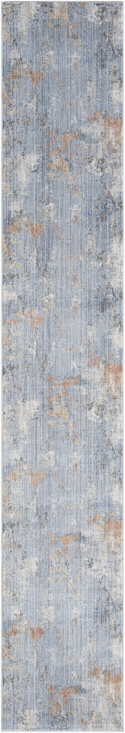 Nourison Home Abstract Hues Grey Blue Modern Rug By Nourison Nsn 099446904645 2