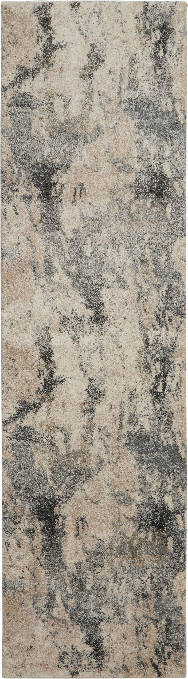 media image for fusion cream grey rug by nourison 99446488329 redo 2 296