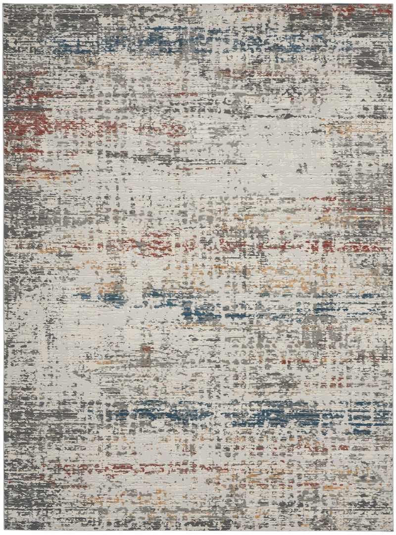 media image for rustic textures light grey multi rug by nourison 99446799234 redo 1 26