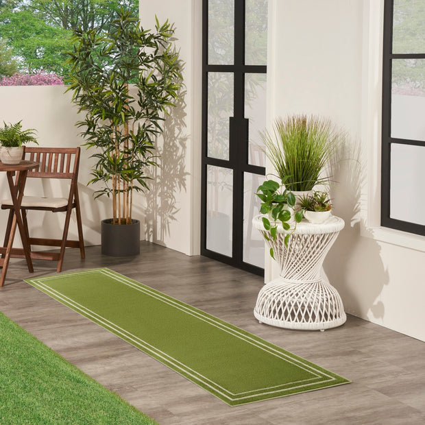 Nourison Home Nourison Essentials Green Ivory Contemporary Rug By Nourison Nsn 099446137975 24