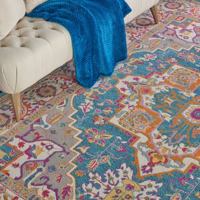 product image for passion teal multi rug by nourison 99446486387 redo 6 17