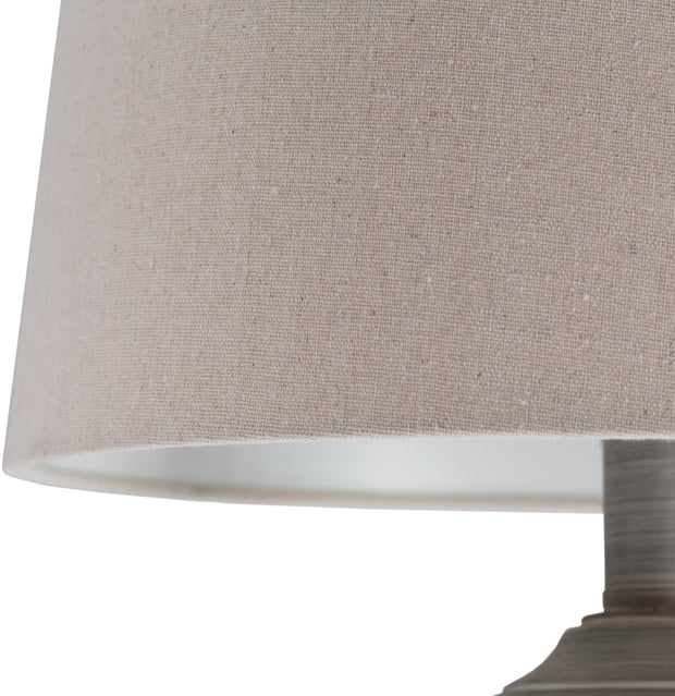 Hadlee HDL-001 Table Lamp in Grey & Natural by Surya