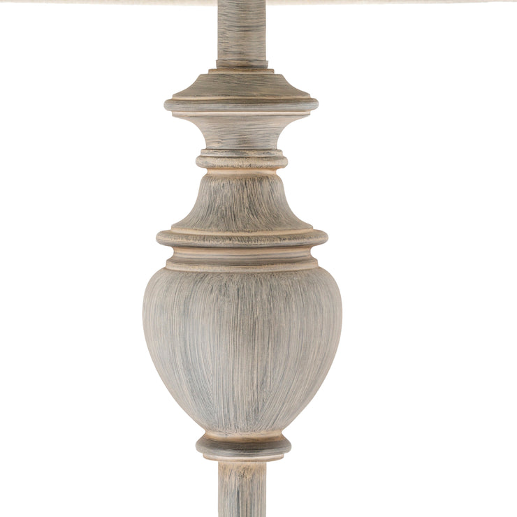 Hadlee HDL-002 Floor Lamp in Grey & Natural by Surya