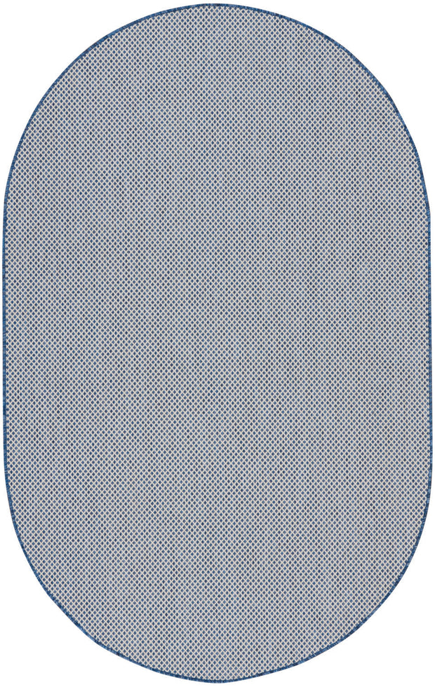 Nourison Home Courtyard Ivory Blue Modern Rug By Nourison Nsn 099446161444 3