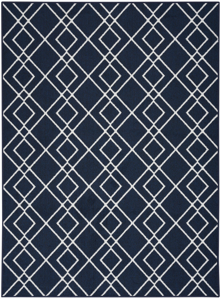 modern lines navy rug by nourison 99446088581 redo 1
