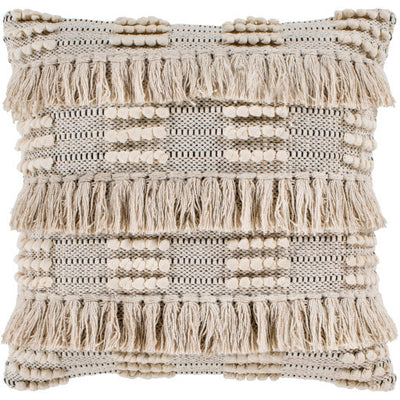 product image for Helena Cotton Beige Pillow Flatshot Image 4