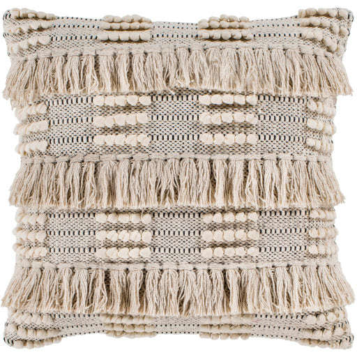 media image for Helena Cotton Beige Pillow Flatshot Image 290