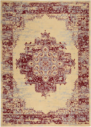 grafix cream red rug by nourison 99446105264 redo 1