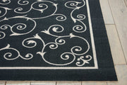home garden black rug by nourison nsn 099446112118 3