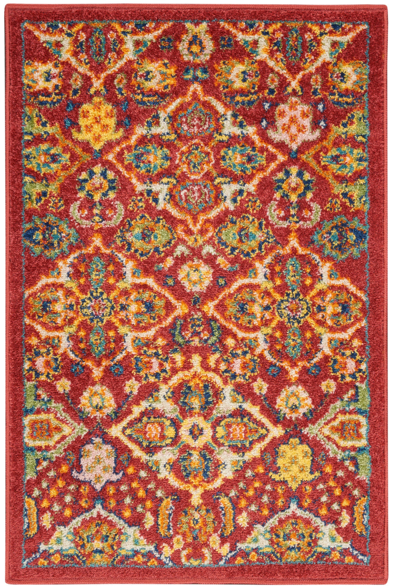 media image for allur red multicolor rug by nourison 99446838117 redo 1 27