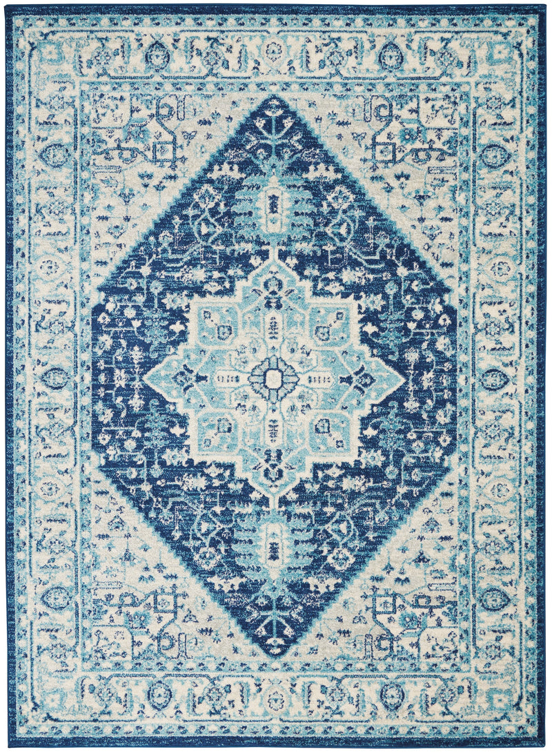 media image for tranquil ivory navy rug by nourison 99446485243 redo 1 247