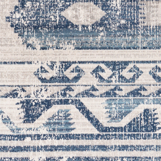 media image for Huntington Beach Indoor/Outdoor Blue Rug Swatch 2 Image 256