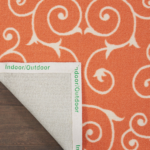 home garden orange rug by nourison nsn 099446112132 4