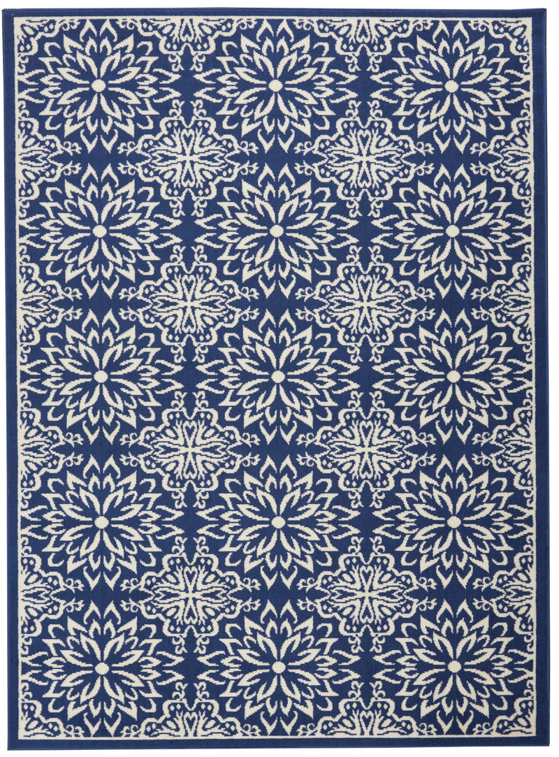 media image for jubilant navy ivory rug by nourison 99446777263 redo 1 213