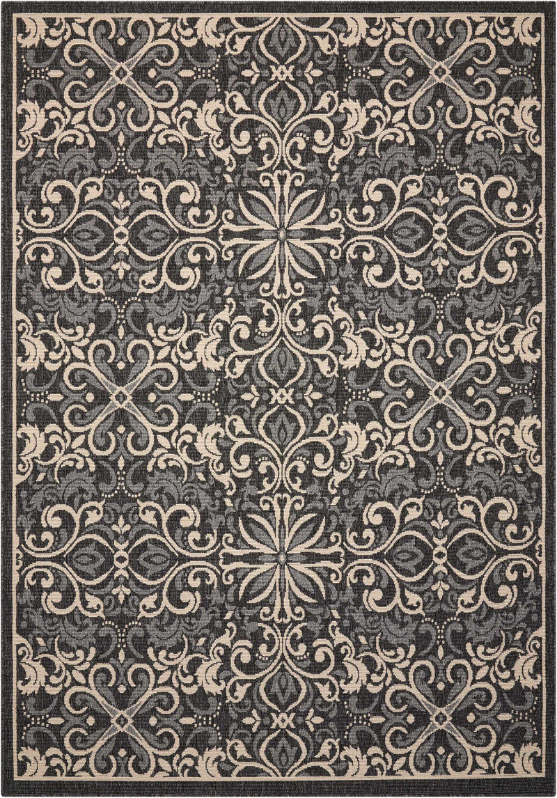 media image for caribbean charcoal rug by nourison nsn 099446374875 2 273