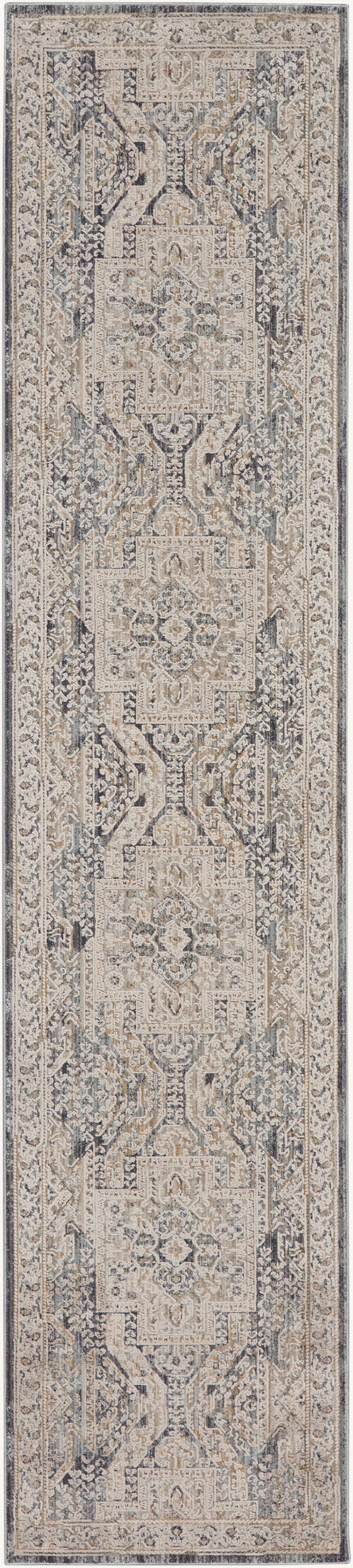 media image for lynx ivory charcoal rug by nourison 99446082619 redo 5 212