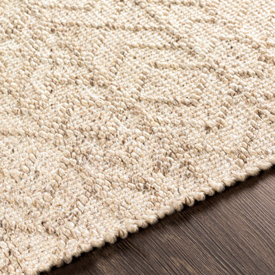 product image for Ingrid Viscose White Rug Texture Image 18