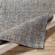 Inola Wool Bright Blue Rug Fold Image