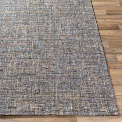 product image for Inola Wool Bright Blue Rug Front Image 10