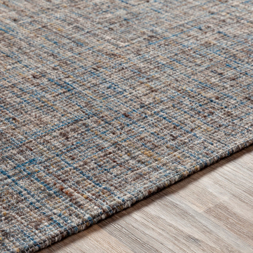 media image for Inola Wool Bright Blue Rug Texture Image 216