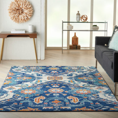 product image for passion blue multicolor rug by nourison 99446766458 redo 4 23