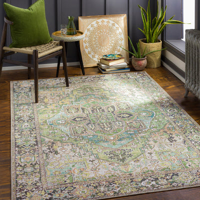 product image for Iris Green Rug Roomscene Image 28