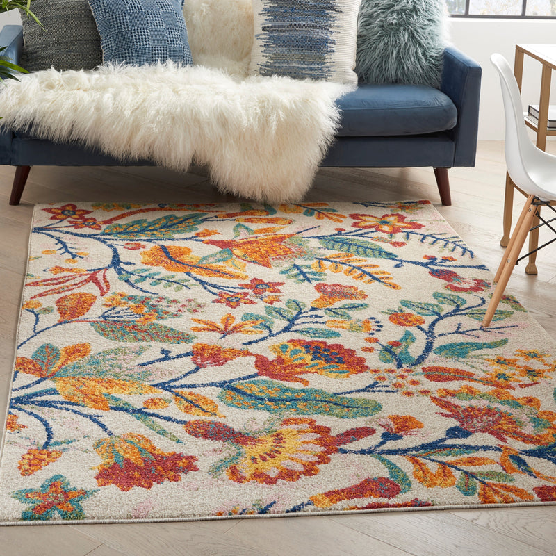 media image for allur ivory multicolor rug by nourison 99446839459 redo 4 246