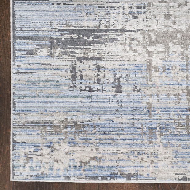 Nourison Home Abstract Hues Blue Grey Modern Rug By Nourison Nsn 099446904546 6