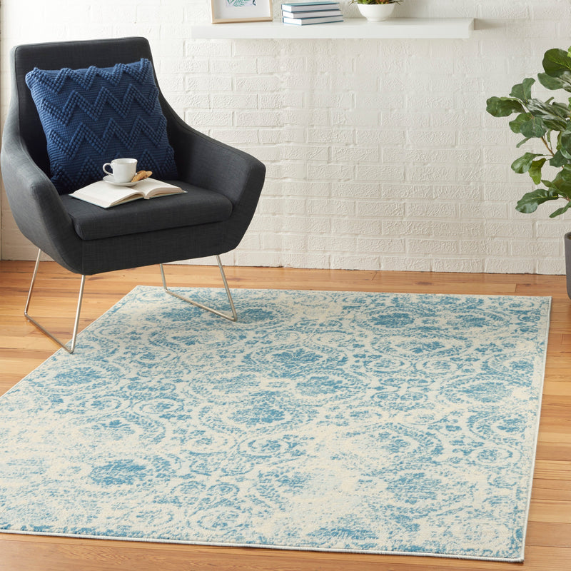 media image for jubilant blue rug by nourison 99446478047 redo 7 254