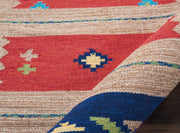 baja handmade red beige rug by nourison 99446395474 redo 4
