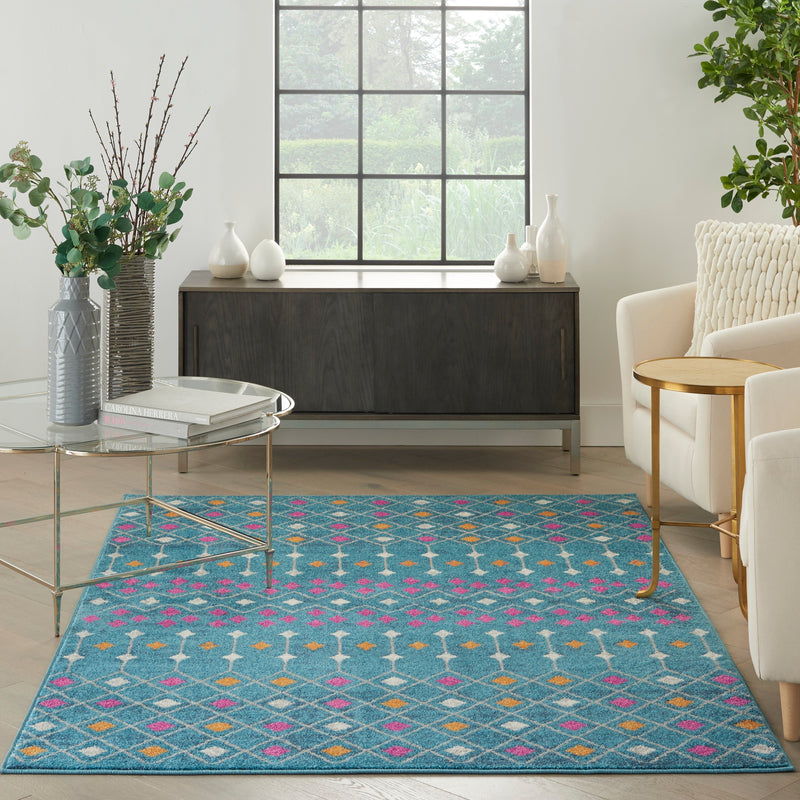 media image for passion blue multicolor rug by nourison nsn 099446802941 10 222