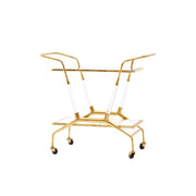 Jepson Bar Cart in Gold design by Bungalow 5