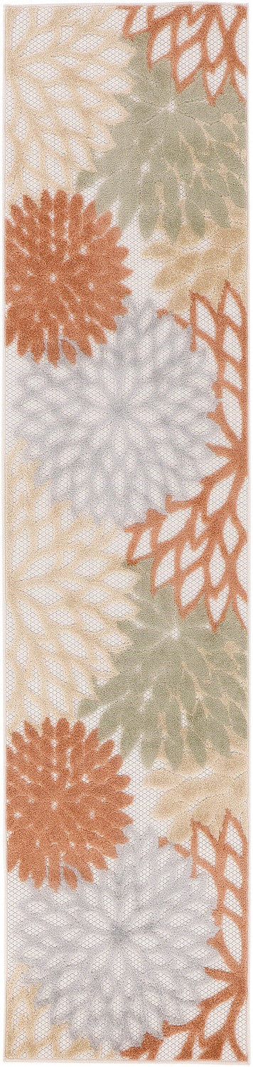 Aloha Indoor Outdoor Ivory Multicolor Floral Rug By Nourison Nsn 099446921161 3