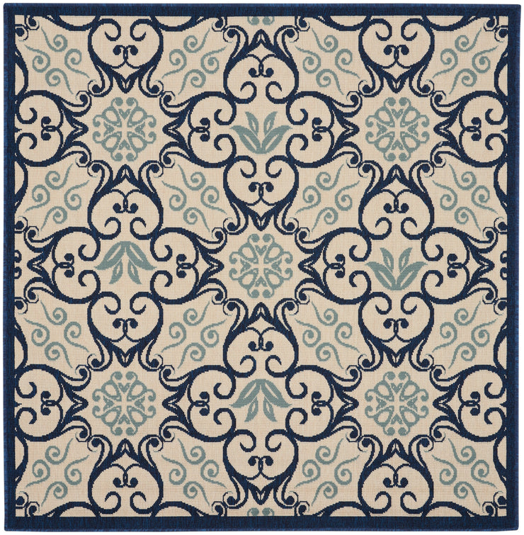 caribbean ivory navy rug by nourison nsn 099446334176 2