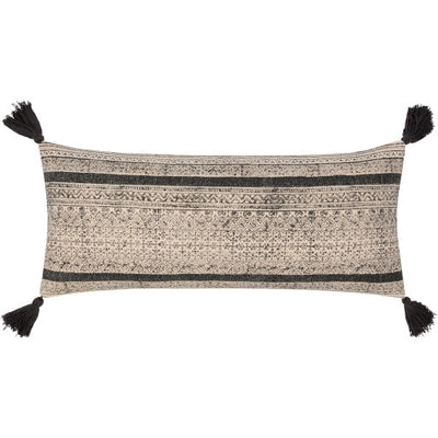 product image for Janya Cotton Black Pillow Flatshot Image 6