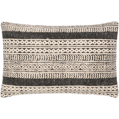 product image for Janya Cotton Black Pillow Flatshot 2 Image 94