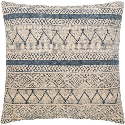 product image of Janya Cotton Blue Pillow Flatshot Image 550