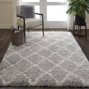 luxe shag grey ivory rug by nourison 99446459633 redo 4