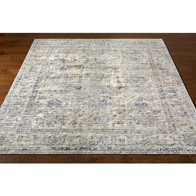 product image for Jordan Viscose Dark Blue Rug Corner Image 12