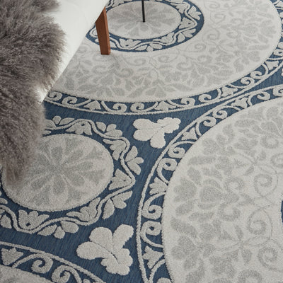 product image for key largo blue rug by nourison nsn 099446771124 9 72