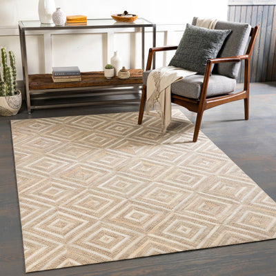 product image for Jardin Wool Beige Rug Roomscene Image 34