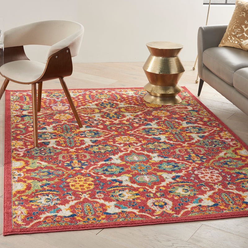 media image for allur red multicolor rug by nourison 99446838117 redo 4 233